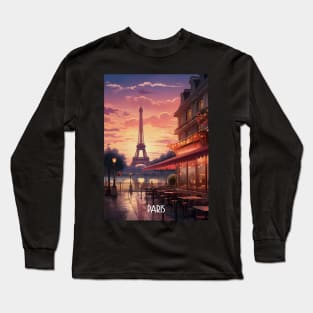 Paris City Art Long Sleeve T-Shirt
